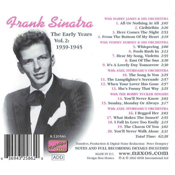 SINATRA FRANK - THE EARLY YEARS vol. 2 - slide-1