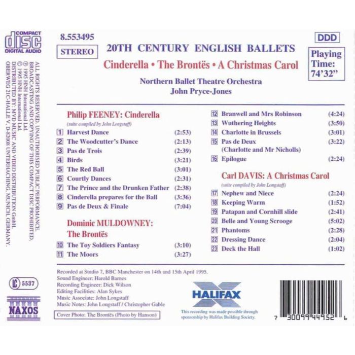 20th Century English Ballets: Cinderella, The Brontes, A Christmas Carol - slide-1