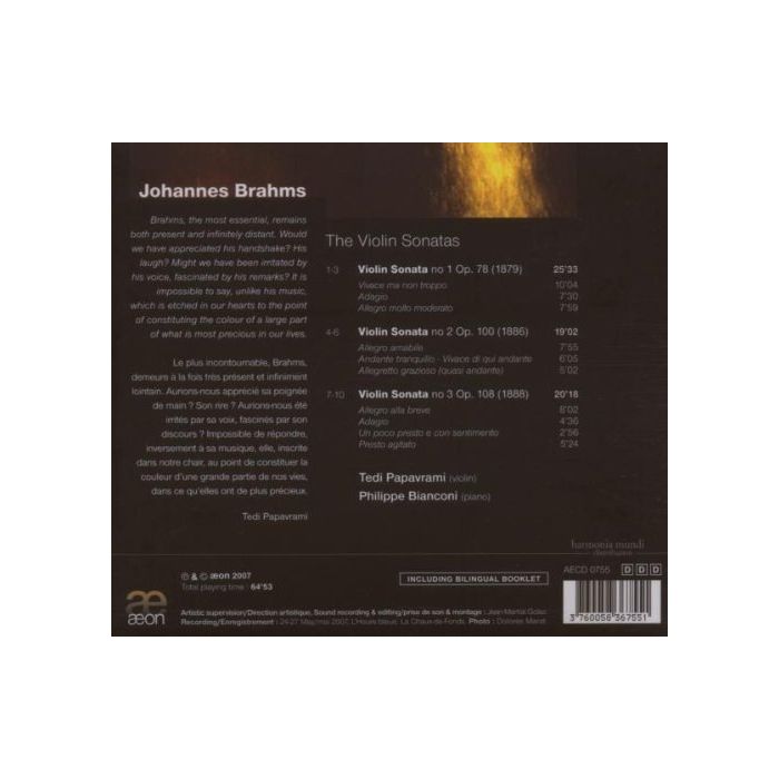 Brahms: Violin sonatas - slide-1