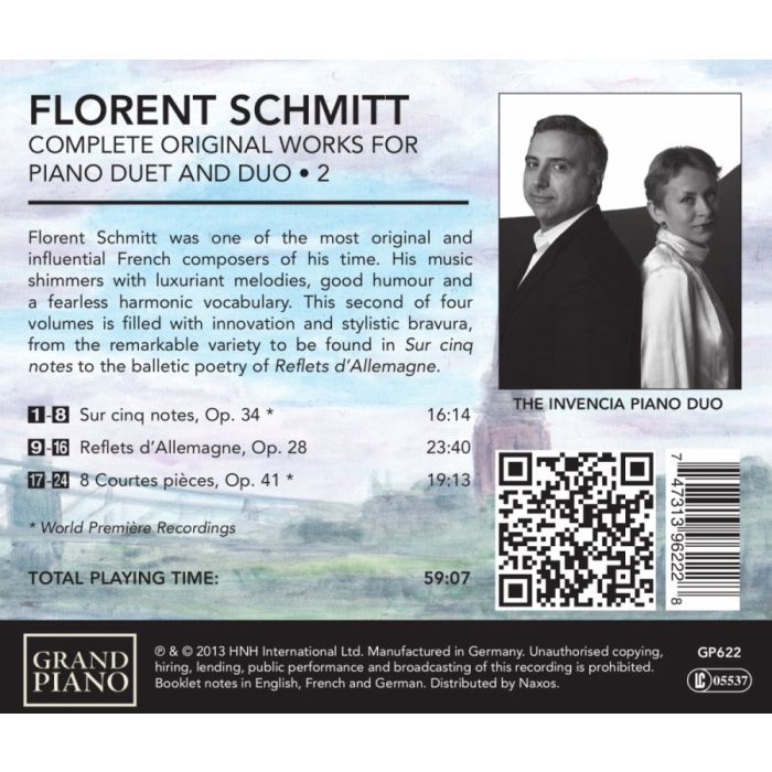 Schmitt: Works for Piano Duet and Duo Vol. 2 - slide-1