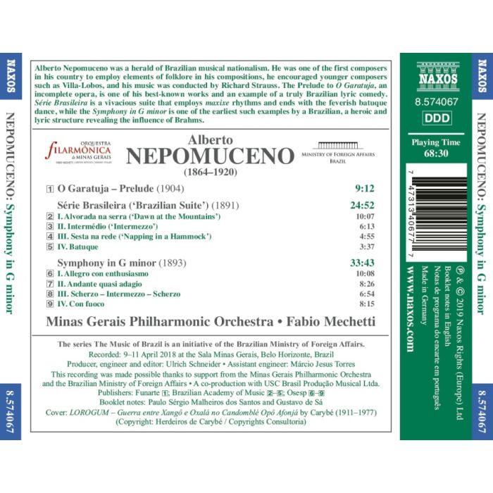 Nepomuceno: Symphony in G minor - slide-1