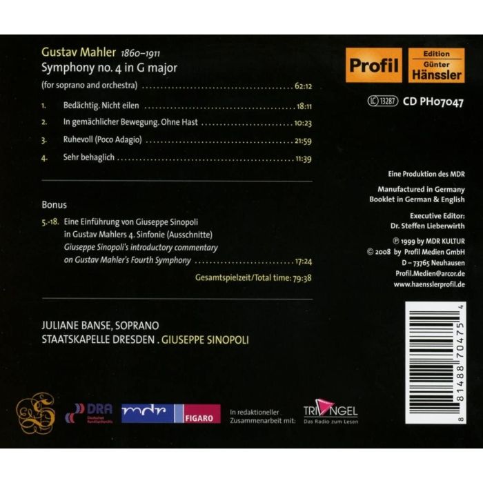 Mahler: Symphony no. 4 - slide-1