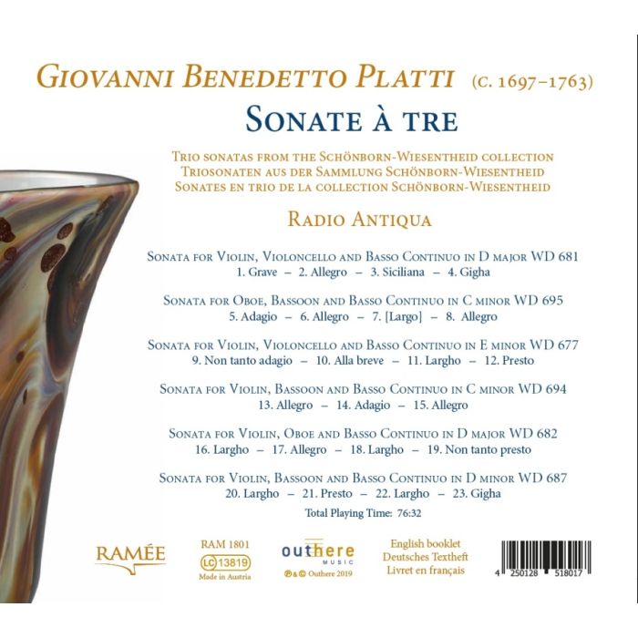 Platti: Sonate a tre - slide-1