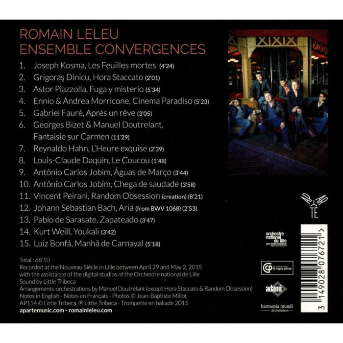 Inspirations - Kosma Dinicu Piazzolla Morricone Fauré … - slide-1