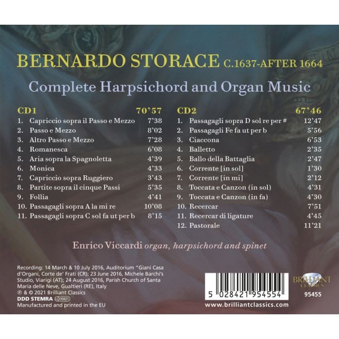 Storace: Complete Harpsichord & Organ Music - slide-1