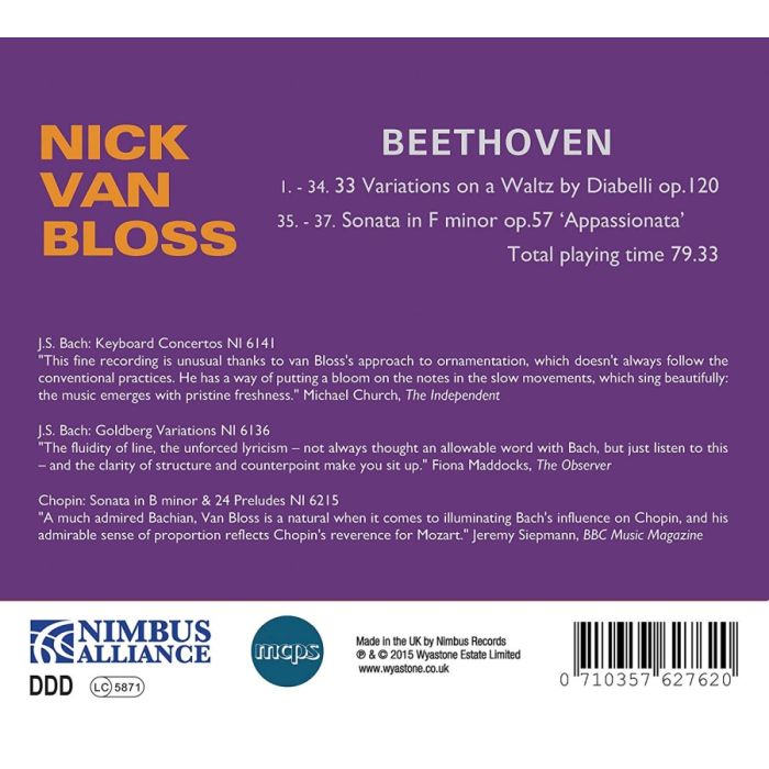 Beethoven: Diabelli Variations; Sonata 