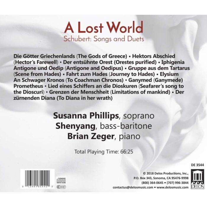 A Lost World - Schubet: Songs and Duets - slide-1