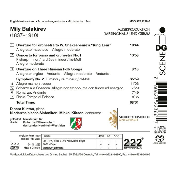 Balakirev: Orchestral Works - slide-1