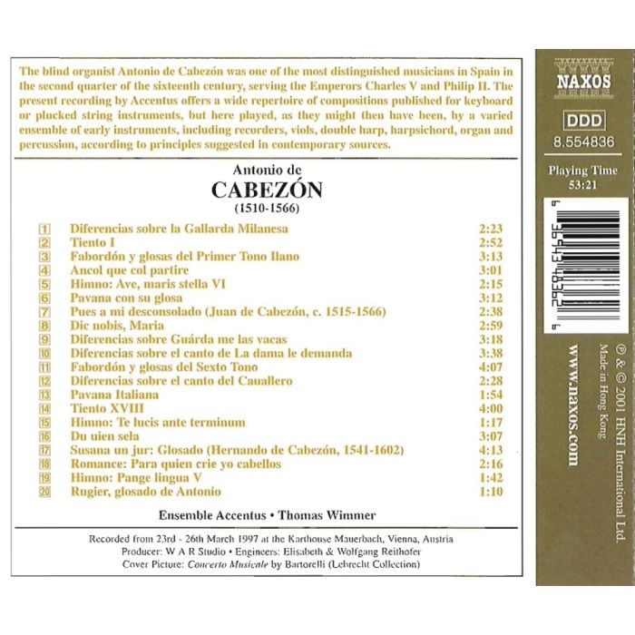 CABEZON: Tientos y Glosados - slide-1