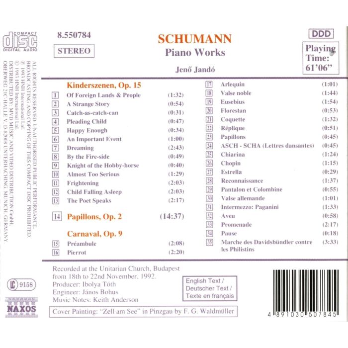 SCHUMANN: Piano, Kinderszenen - slide-1