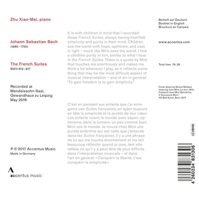Bach: The French Suites BWV 812-817 - slide-1