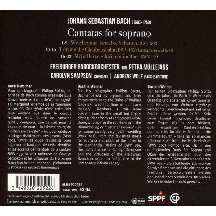 Bach: Cantatas for soprano - slide-1