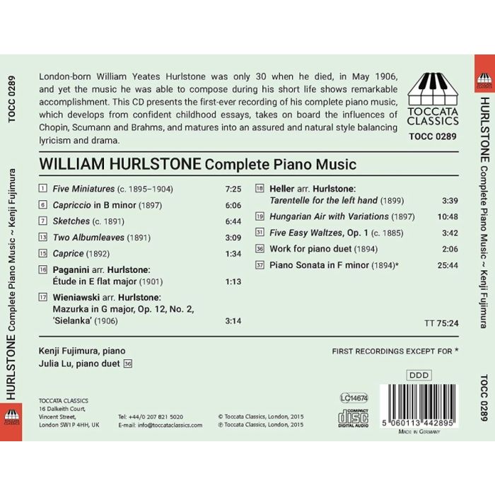 Hurlstone: Complete Piano Music - slide-1