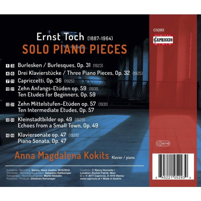 Toch: Solo Piano Pieces - slide-1