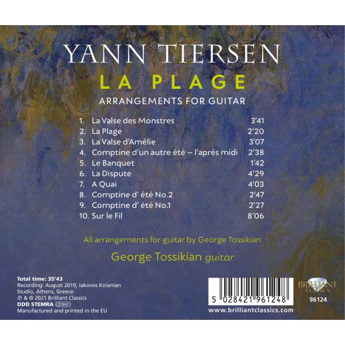 Tiersen: La Plage, Arrangements for Guitar - slide-1