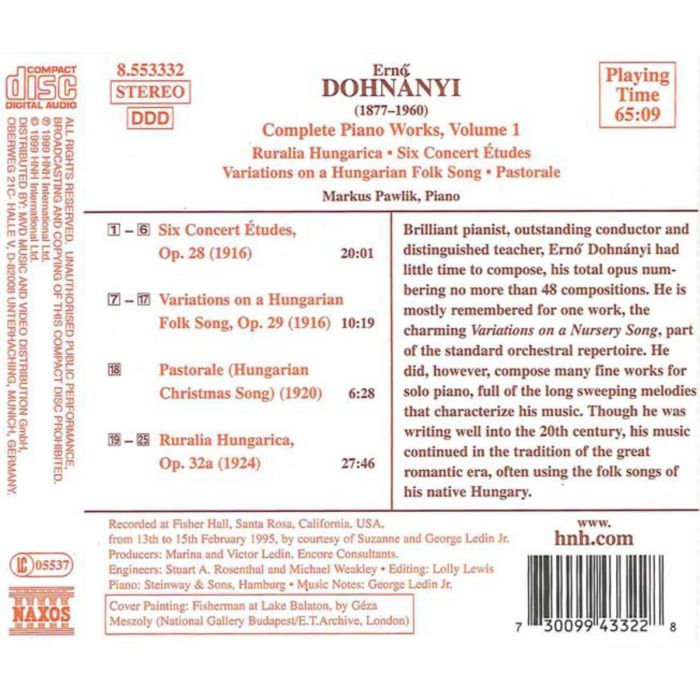 DOHNANYI: Complete Piano Works - slide-1