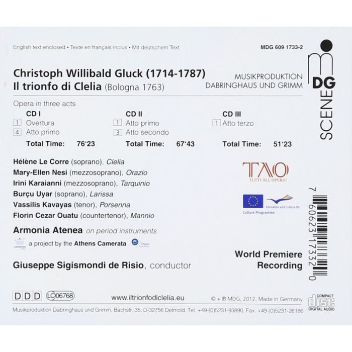 Gluck: Il Trionfo di Clelia, Opera in 3 Acts - slide-1