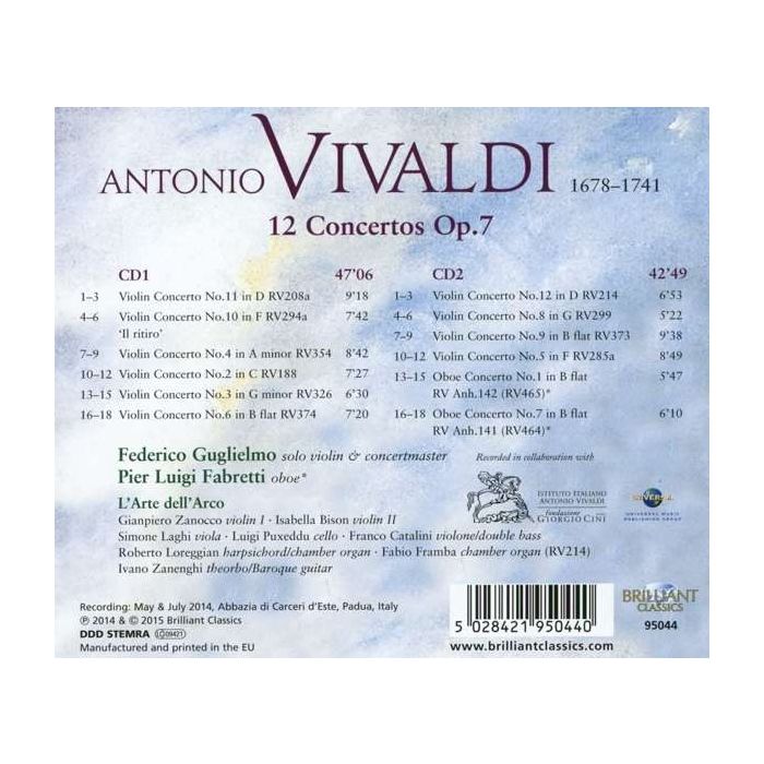 Vivaldi: 12 Concertos Op. 7 - slide-1