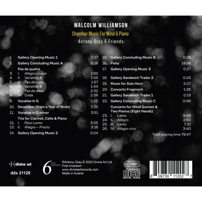 Williamson: Chamber Music for Wind & Piano - slide-1
