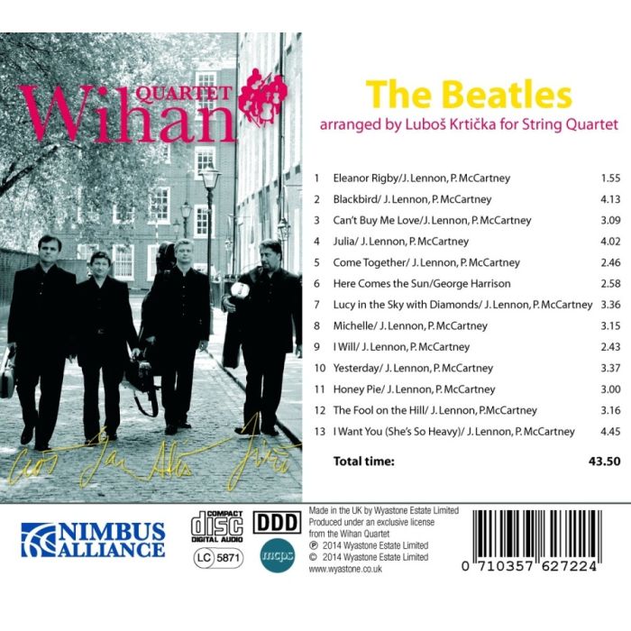 Beatles arranged for String Quartet - slide-1