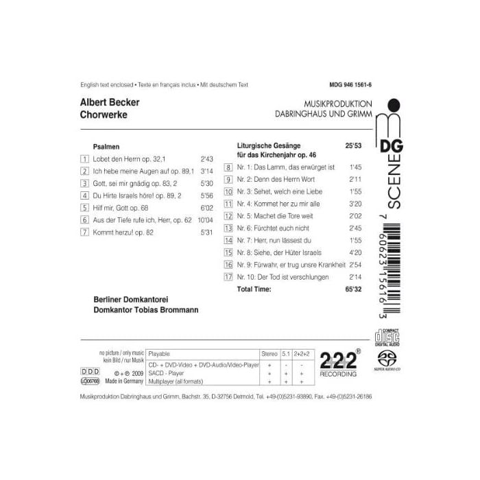 Becker: Chorwerke - slide-1
