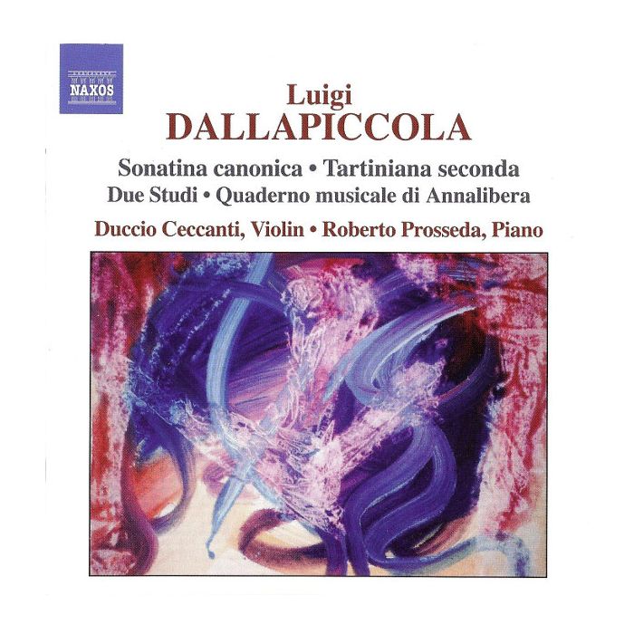 DALLAPICCOLA: Works for violin and piano