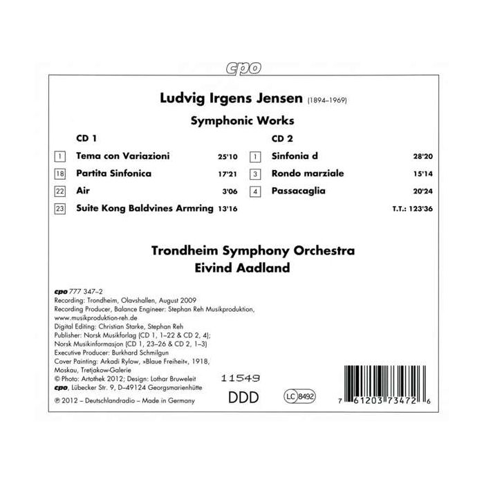 Irgens-Jensen: Symphonic Works - slide-1