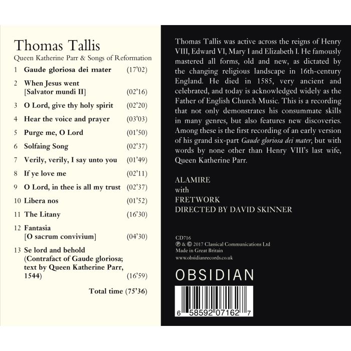 Tallis: Queen Katherine Parr & Songs of Reformation - slide-1