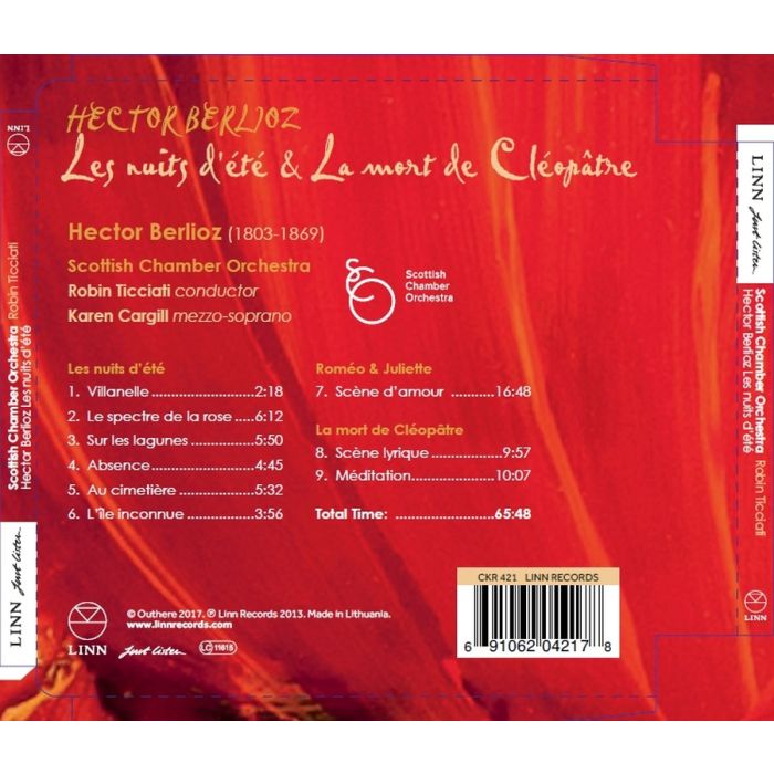 Berlioz: Nuits d'été; La mort de Cléopâtre - slide-1