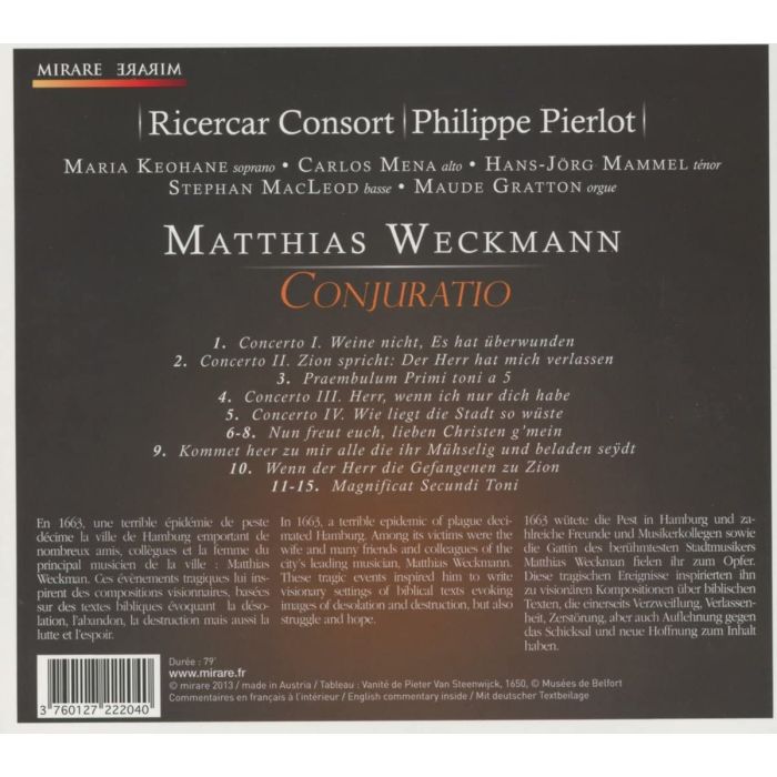 Weckmann: Conjuratio - muzyka wokalna i organowa - slide-1