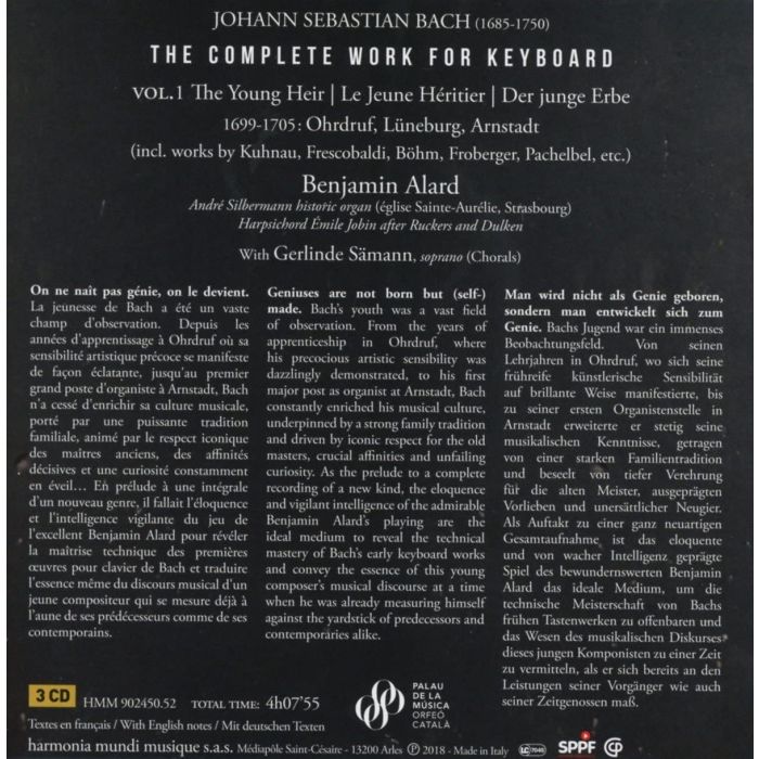 Bach: Complete Keyboard Edition vol. 1 - slide-1