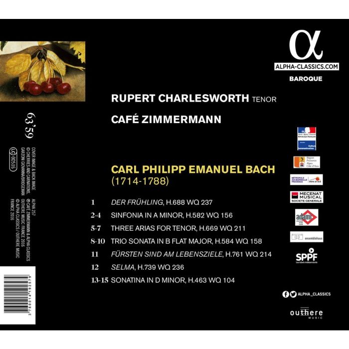 BACH C.P.E.: Der Frühling; Sinfonia; Arias; Sonatas - slide-1