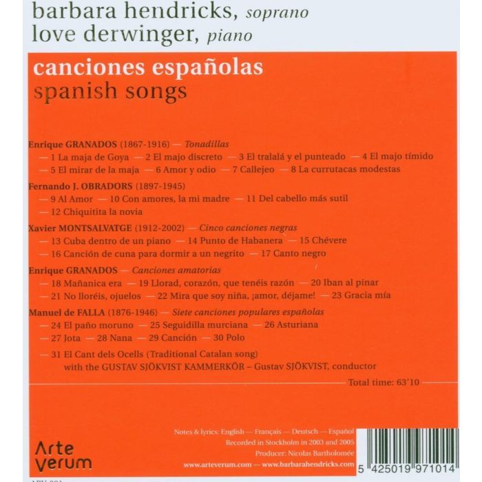 Barbara Hendricks - Canciones espanolas - slide-1
