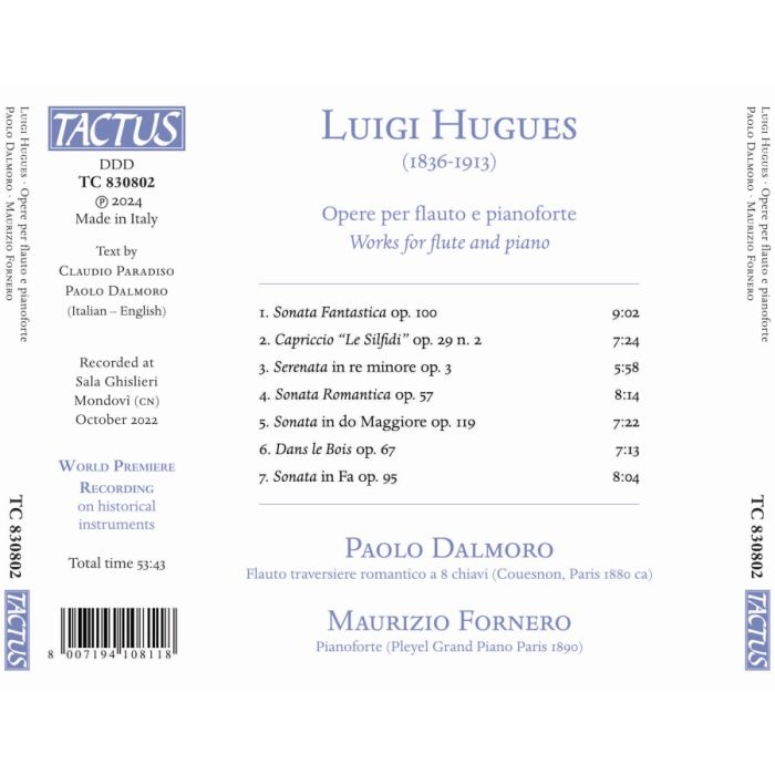 Hugues: Works for flute and piano - slide-1