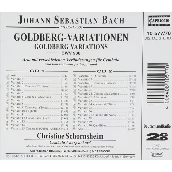 Bach: Goldberg-Variationen - slide-1