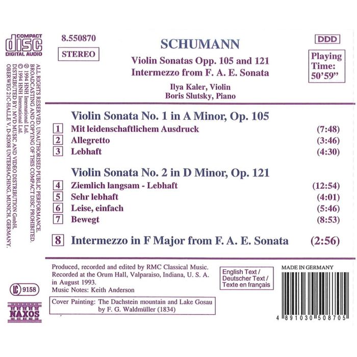 SCHUMANN: Piano Sonata op.105 - slide-1