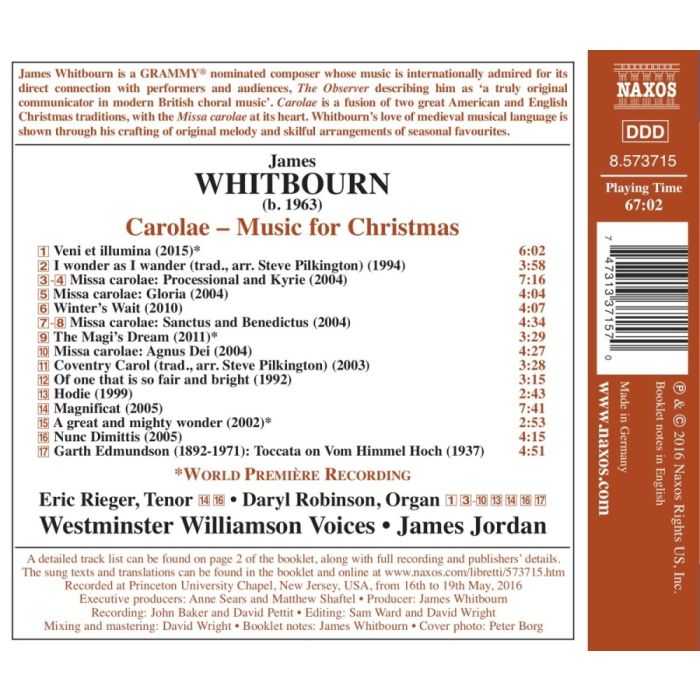 Whitbourn: Carolae - Music for Christmas - slide-1