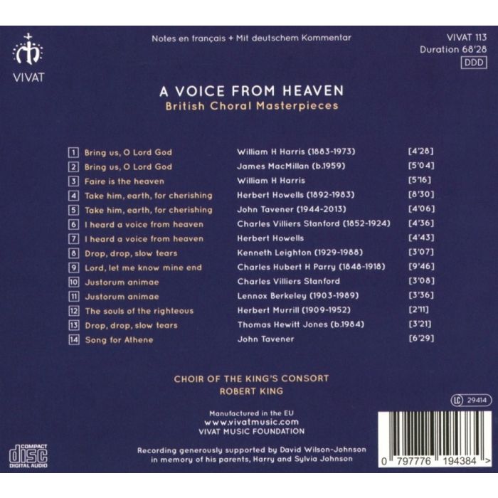 A Voice from Heaven - British Choral Masterpieces - slide-1