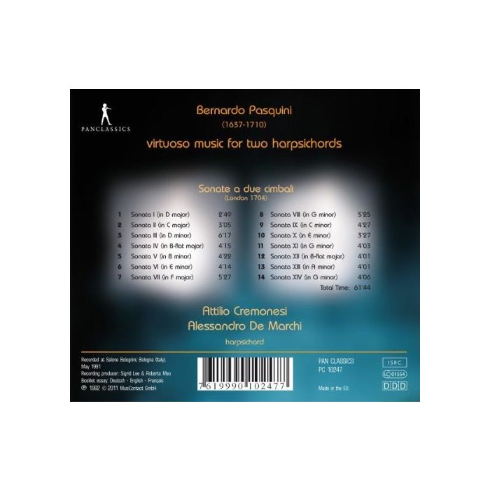 Pasquini: Virtuoso music for two harpsichords - slide-1