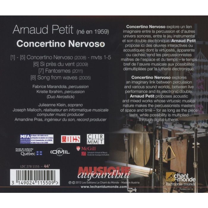 Arnaud Petit: Concertino Nervoso - slide-1