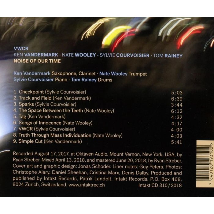Vandermark/ Wooley/ Courvoisier/ Rainey / VWCR: Noise of our Time - slide-1
