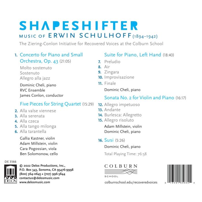 Shapeshifter - Music of Erwin Schulhoff - slide-1
