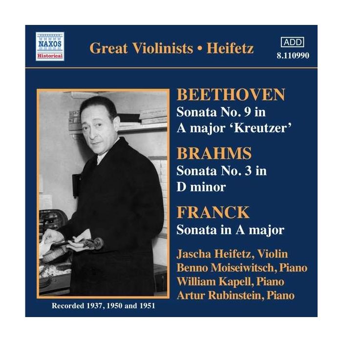 BEETHOVEN / BRAHMS / FRANCK: Violin Sonatas