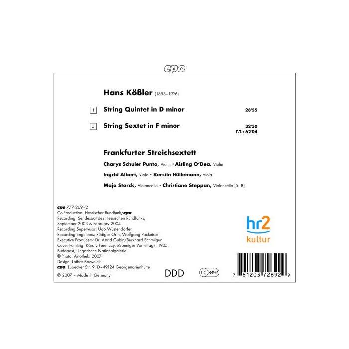 Koessler: String Quintet, String Sextet - slide-1