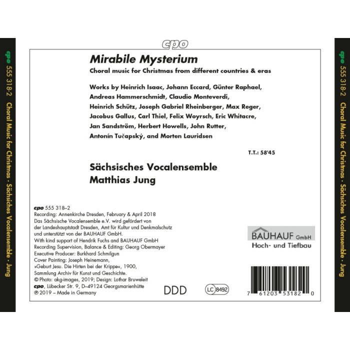 Mirabile Mysterium - Choral music for Christmas - slide-1