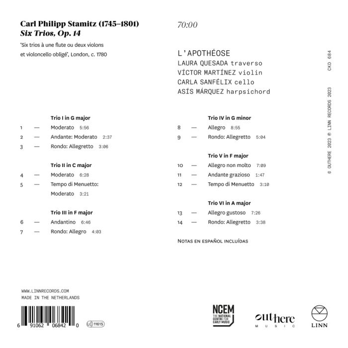 Stamitz: Six Trios Op. 14 - slide-1