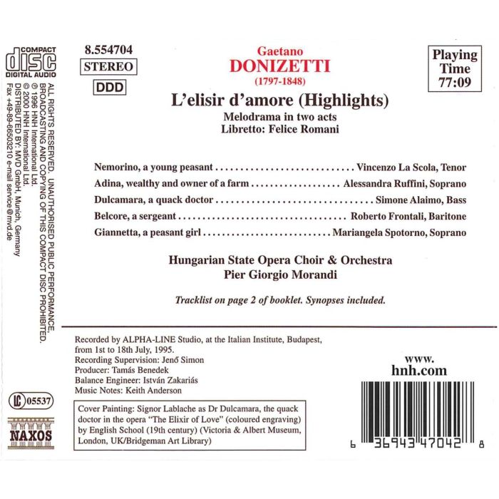 DONIZETTI: L'elisir D'amore (Highlights) - slide-1