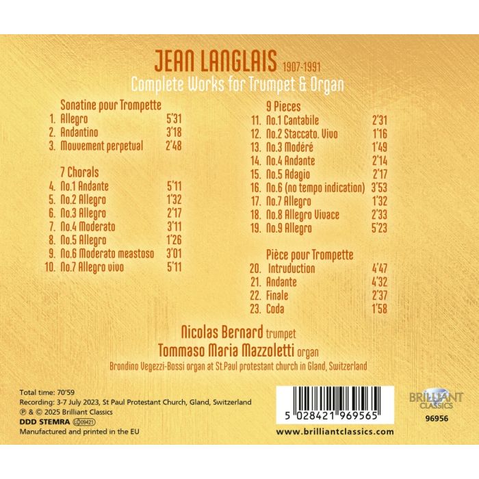 Langlais: Complete Works for Trumpet & Organ - slide-1