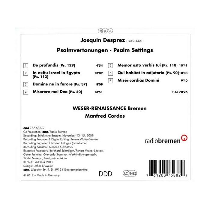 Desprez: De profundis  - Motets - slide-1
