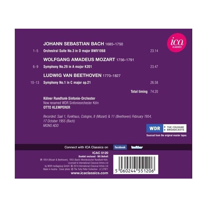 Bach: Orchestral Suite No. 3; Mozart: Symphony No.29; Beethoven: Symphony No. 1 - slide-1
